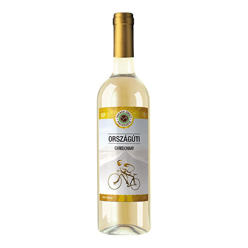 Biciklis borcsalád - Országúti Chardonnay bor - 0,75L