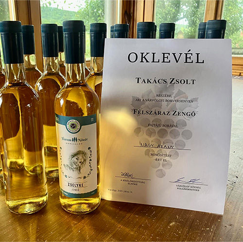 Takács Zsolt Pincészete - díjnyertes borok